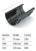 Kunststoff-Rinnenverbinder Ø 75 mm, braun RAL 8017 Produktbild-Vorschau 2