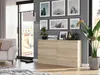 Komoda 140 cm 6 zásuvek skříňka FRAMIRE R-140 sonoma Náhled obrázku produktu 2