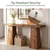 Console tafel van massief hout, 160 cm, salontafel voor Productafbeelding-voorbeeld 3