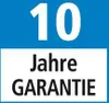 A graphic indicating a 10-year warranty. Voir les images du produit
