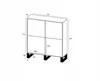 Loft Kommode TV Apollo 4D TV-Sideboard Modern Lindner Möbel Produktbild-Vorschau 5