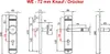 Wohnungstuer Schutzbeschlag Helena LS Chrom WE 72 mm mit Produktbild-Vorschau 5