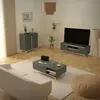 ML-Design TV-Lowboard Fernsehtisch mit 2 Türen, Schublade, Produktbild-Vorschau 6