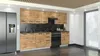 ULWEHOME | Küchenzeile 280 cm Eiche Wotan, Küchenmöbel-Set Produktbild-Vorschau 5