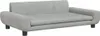 A light gray sofa-like pet bed with black legs, shown from a front-side angle against a white background. Anteprima dell’immagine prodotto