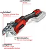 Einhell GE-GS 18/150 Li-Solo 10 cm 18 V Schwarz, Rot Produktbild-Vorschau 5
