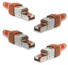 4x Netzwerk Stecker CAT 7 Werkzeuglos RJ45 CAT7 Produktbild-Vorschau 1
