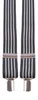 Herrenhosenträger X-Form Clips Hosenträger Hosenhalter Produktbild-Vorschau 1