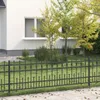 vidaXL Clôture à anneaux et pointes HORST Noir Voir les images du produit 2