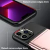 A close-up view of a phone case, showing raised edges around the screen and camera. Produktbild-Vorschau