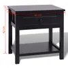 VidaXL 242873, Czarny, MDF, Paulownia, Sklejka, 325 x 240 x Podgląd zdjęcia produktu 6