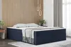 Boxspringbett Schlafzimmerbett PRIMA 200x220cm Stoff Blau Produktbild-Vorschau 2