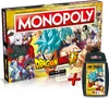 A product shot of a Monopoly Dragon Ball Super board game box and a Top Trumps card game. Produktbild-Vorschau