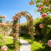 Relaxdays Rosenbogen Metall, Torbogen Garten, HBT: 240 x Produktbild-Vorschau 2