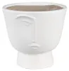 Clayre & Eef Pot de fleurs Ø 17x15 cm Blanc Céramique Voir les images du produit 1