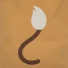 A close-up of a stylized drawing of a flower bud with a stem on a textured brown background. Náhľad obrázku produktu