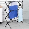 Étendoir vertical extensible en métal réglable, noir Voir les images du produit 15