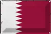vianmo Blechschild 12x18 cm Katars Qatar Flagge Fahne Produktbild-Vorschau 1