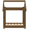 The Living Store Hundebett Honigbraun 61x50x70 cm Produktbild-Vorschau 5
