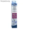 The image shows the packaging of a Wpro universal water filter replacement cartridge. The packaging is a tall, slender box with branding and product information printed on it. A diagram of the filter cartridge itself is visible on the lower part of the box Produktbild-Vorschau