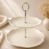 Bavary Etagere 2-stufig Beige, Ø 20,5 cm und Ø 27,3 cm Produktbild-Vorschau 2