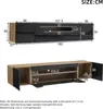 Sweiko 180x37x36cm Fernsehschrank mit 3 Staufächern Produktbild-Vorschau 6