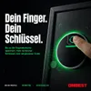 ONBEST Möbeltresor mit Fingerabdruck | XL  | 4mm Stahltür | Produktbild-Vorschau 4