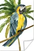 MuchoWow® Poster Dschungel - Papagei - Aquarell 40x60 cm - Produktbild-Vorschau 1