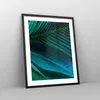 Gerahmtes Poster - Schwarzer Rahmen - Blatt Tropen Grün - Produktbild-Vorschau 8