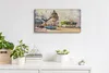 Dekor Leinwand Uhr Wandbilder Quarz 60x30 Alte Produktbild-Vorschau 3