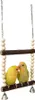12cm Balançoire Pour Deux Oiseaux, Balançoire En Bois Pour Voir les images du produit 1