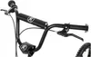 Close-up of a scooter's handlebars and front brake. Produktbild-Vorschau