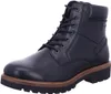 A single black leather boot is shown against a white background. Produktbild-Vorschau