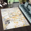A modern living room with a rug, sofa, and armchair. Produktbild-Vorschau