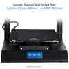 A black 3D printer with a magnetic build surface plate attached. Náhled obrázku produktu