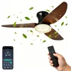 Deckenventilator mit Beleuchtung leise, Ø100cm DC Motor 6 Produktbild-Vorschau 1