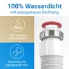LOBENSWERK Siphon Waschbecken mit hochwertiger Aluminium Produktbild-Vorschau 5
