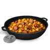 Maysternya | Gusseisenpfanne 40 cm tief mit 2 Griffen Produktbild-Vorschau 1