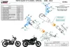 MIVV Ghibli Black Slip-on podwójny układ wydechowy dla MOTO Podgląd zdjęcia produktu 4