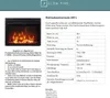 Glow Fire Elektrokamin 'Pandora' | LED Standkamin in weiss Produktbild-Vorschau 8