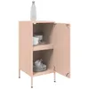 Sideboards 2 Stk. Rosa 36x39x79 cm Stahl Produktbild-Vorschau 5