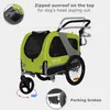 DOGGYHUT® Premium MEDIUM remorque à vélo 2en1 pour chien et Voir les images du produit 2
