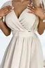 Numoco Formelle Frauenkleider Elnathane beige S Produktbild-Vorschau 5