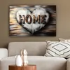 MuchoWow© Leinwandbilder 60x40 cm - Motiv: Home und Herz, Produktbild-Vorschau 5