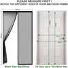Moustiquaire Cinkee Porte 80x210cm Aimant Moustiquaire Noir Voir les images du produit 7