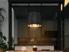 Moderne Pendelleuchte 1-flammig mit Stoff Lampenschirm Produktbild-Vorschau 6
