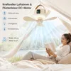 Kempingový ventilátor s priemerom 24 cm a osvetlením, Náhľad obrázku produktu 4