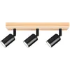 MasterLED Deckenstrahler - E27, 3-flammig, Schwarz, Holz, Produktbild-Vorschau 10