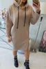Kesi Sweatshirt-Kleider für Frauen Matilott dunkelbeige Produktbild-Vorschau 8