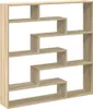 vidaXL Regál Cube 7 priehradiek Materiál na báze dreva dub Náhľad obrázku produktu 6